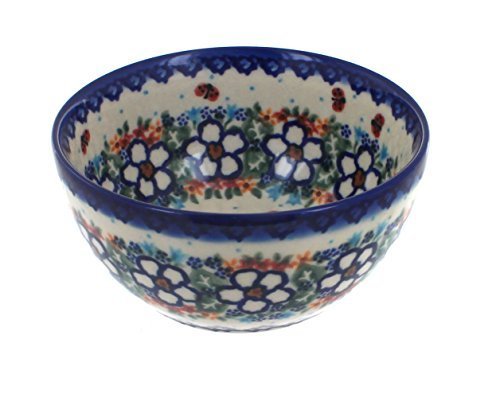 Polish Pottery Scarlett Dessert Bowl