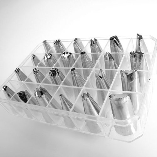 "24pcs Cake Decoration Set Of Icing Piping Nozzle Tips Set" shopping