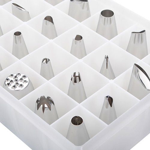 "24pcs Cake Decoration Set Of Icing Piping Nozzle Tips Set" shopping N3