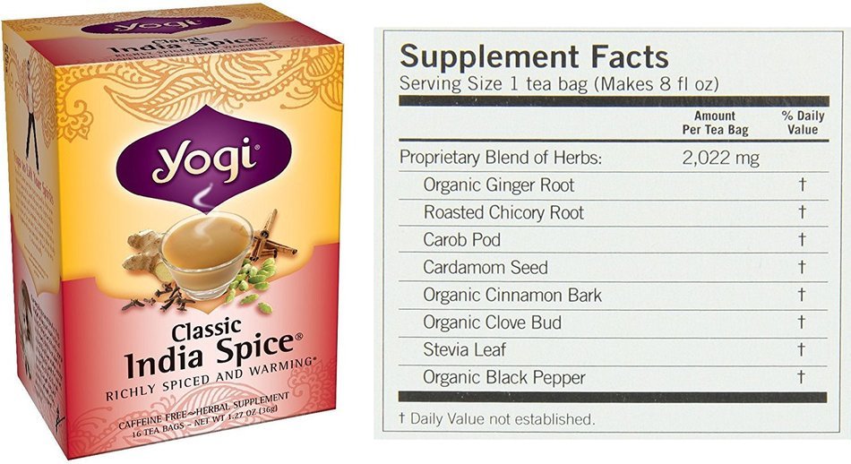 Yogi Tea Exotic Herbal Tea 5 Flavor Variety Pack (Pack of 5, 80 Tea Bags Total) N5