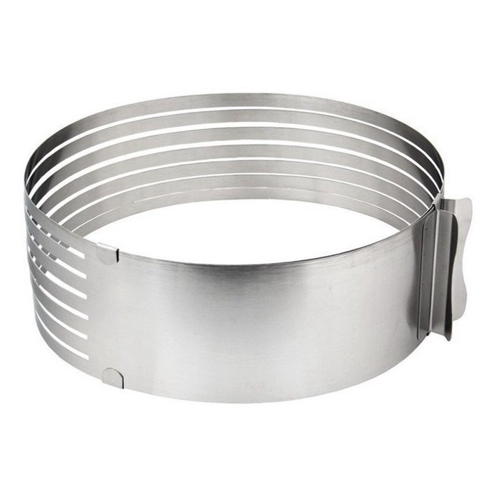 100% New Stainless Steel DIY Adjustable Layered Cake Slicer Mold Round Cutter Ring Tools Good Packing N3