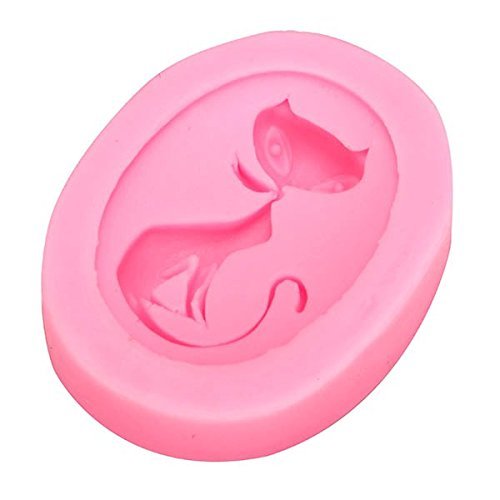 "dipshop Cat Silicone Fondant Mold Cake Decorating Mould Gumpaste Sugarpaste Mold FDA LFGB" shopping