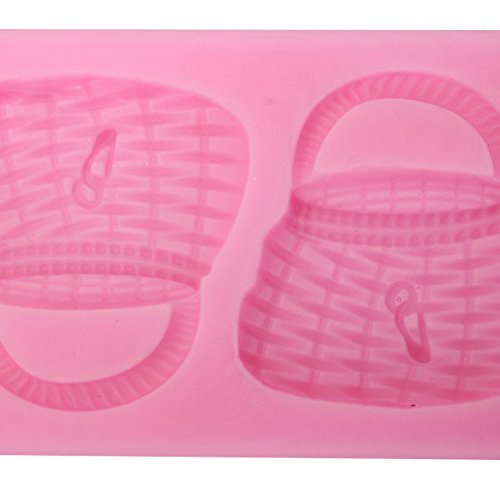 "Basket Silicone Mold Fondant Cake Mould Baking Tool" shopping N4