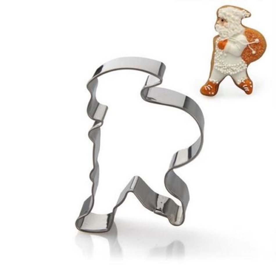 Cake & Cookie Cutters DIY Christmas Santa Claus Shape Cutter Cookies Biscuit Cutter Mold
