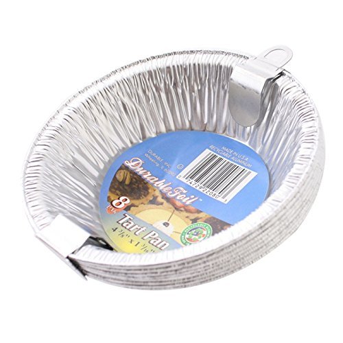 Great Value 8 Pcs DollarDays Foil Mini Pie / Tart Pans