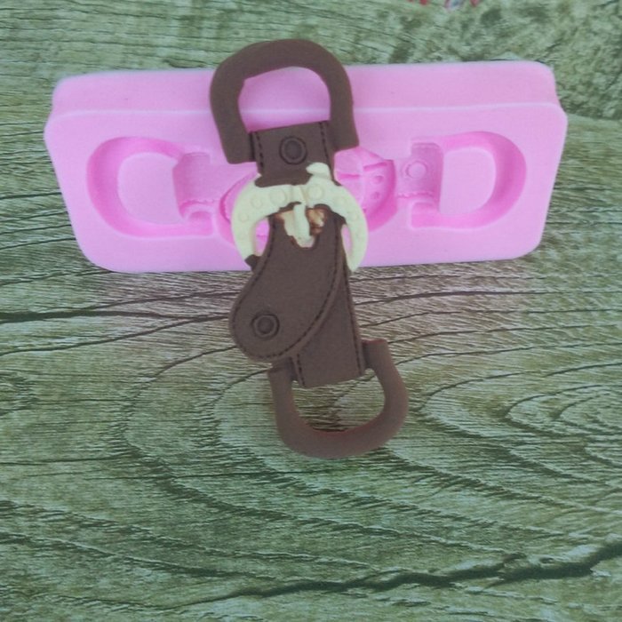 Click Down Belt Buckle Shape Craft DIY Moulds DIY Cake Decorating Fondant Mold N2