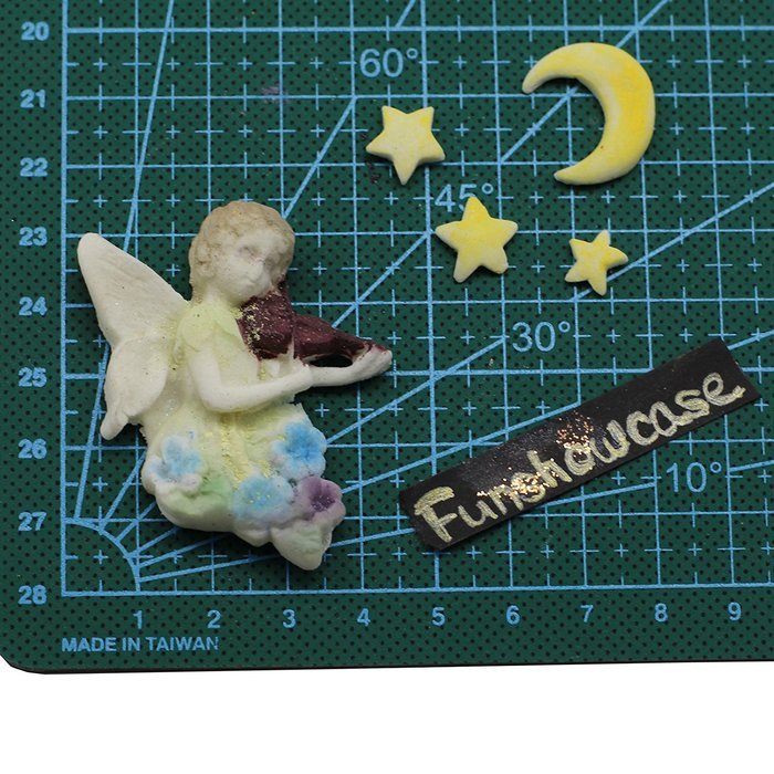 Fairy or Angel Playing Violin Silicone Cake Decorating Mold, for Cake Decoration, Cupcake Topper, Polymer Clay... N3