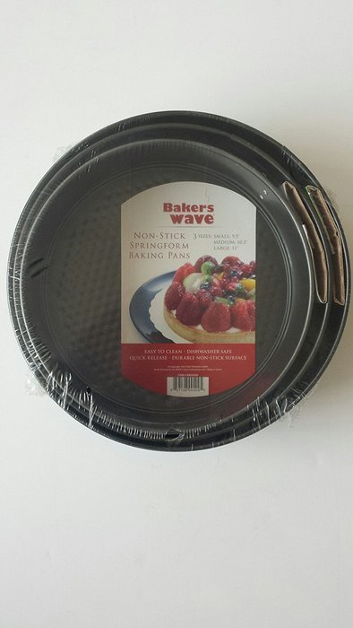 Naturally Home Collection - 3 Piece Non-Stick Springform Bake Set