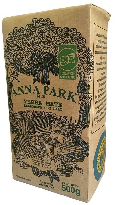 Anna Park Yerba Mate - Organic - The Best Yerba Mate in the World! 500 Grs/1.1 Lbs/16.9 Oz N7
