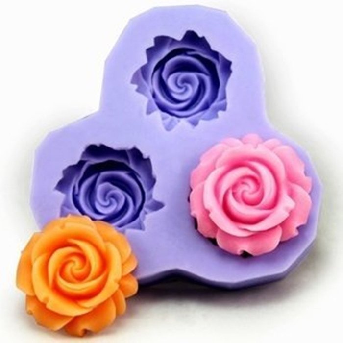 Yunko W0602 Set of 2 of Different Three Little Flower Silicone Fondant Mold Mold Sugar Mold Craft Mold Chocolate... N2