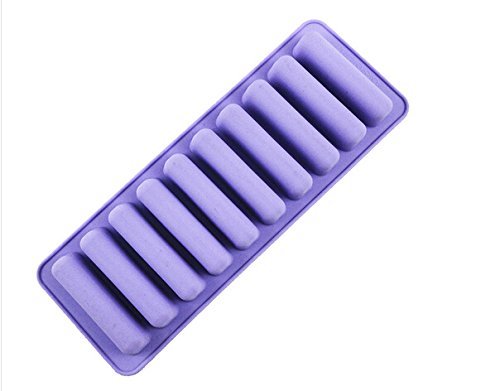 Silicone Cake Mold Strip Chocolate Mold Ice lattice Thumb Biscuit Mold N4