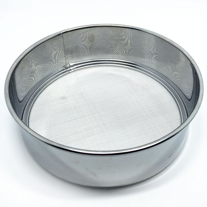 Mcupper-Fine Mesh Flour Sifter Baking & Powdered Sugar- Stainless Steel - 6" Diameter M-40 (1, A)