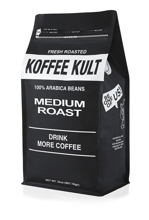 Koffee Kult - Medium Roast Coffee Beans (2 lb Whole Bean) Highest Quality Delicious Coffee - Fresh Gourmet Aromatic... N15