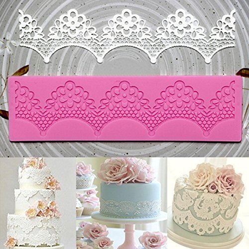 "Plum flower Fondant Mold Cake Lace Decoration Bakeware Silicone Sugercraft" shopping N2