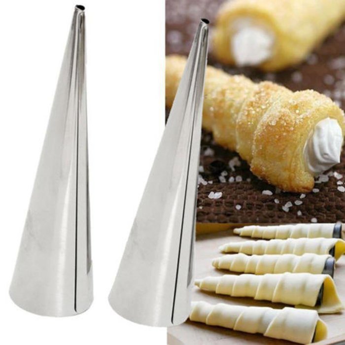 Bakeware Conical Aluminum Alloy Tube Roll Danish Tools Baking Cake Mold
