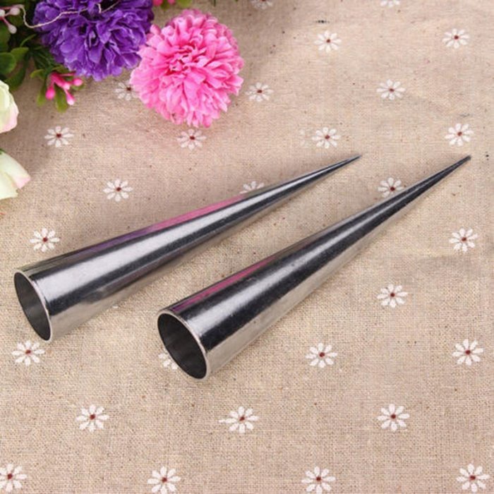 Bakeware Conical Aluminum Alloy Tube Roll Danish Tools Baking Cake Mold N5