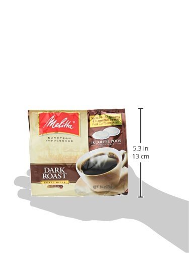 Melitta Coffee Pods for Senseo and Hamilton Beach Pod Brewers, Dark Roast, 4.44 Ounce N2