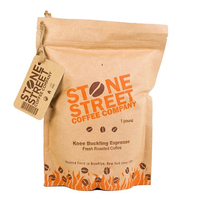 KNEE BUCKLING ESPRESSO High Caffeine | Fine Grind Coffee | 1 LB Bag | Extra Strong | Medium Dark Roast | Bold... N8