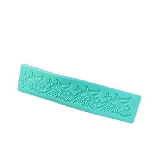 "dipshop Lace Silicone Fondant Mold Cake Decorating Mould Gumpaste Sugarpaste Mold FDA LFGB" shopping