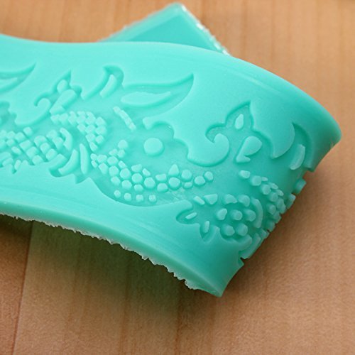 "dipshop Lace Silicone Fondant Mold Cake Decorating Mould Gumpaste Sugarpaste Mold FDA LFGB" shopping N2