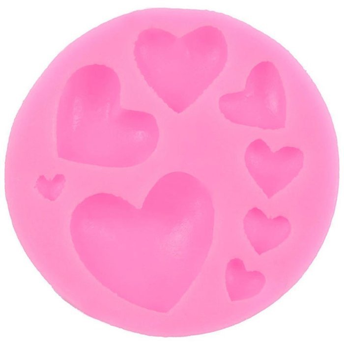 SHINA Various Heart Fondant Soap Sugar Craft Cake Cookie Decorating Silicone Mold #131 N2