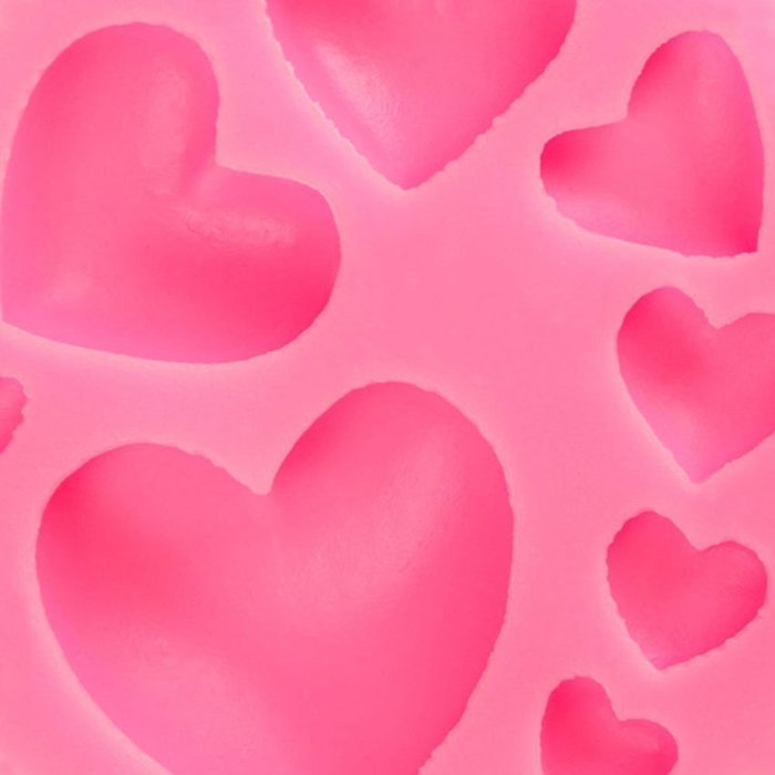 SHINA Various Heart Fondant Soap Sugar Craft Cake Cookie Decorating Silicone Mold #131 N6