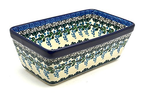 Polish Pottery Baker - Loaf Dish - Wisteria
