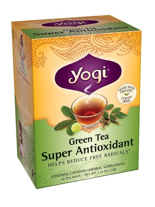 Yogi Blueberry Slim Life Green Tea, 16 Tea Bags (Pack of 6) N11