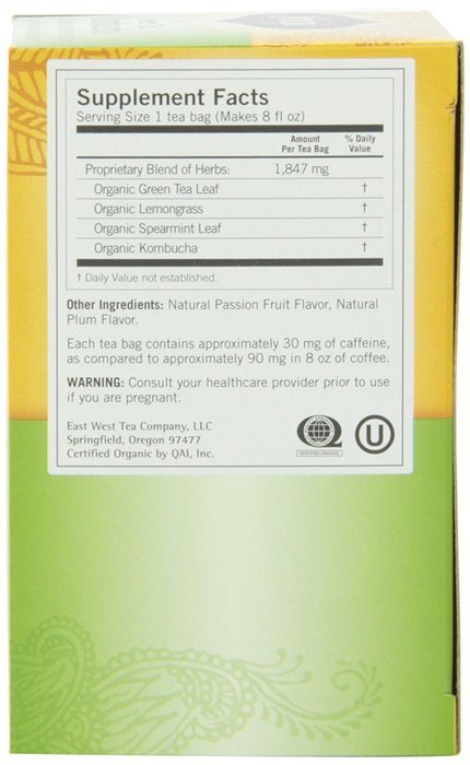 Yogi Blueberry Slim Life Green Tea, 16 Tea Bags (Pack of 6) N17