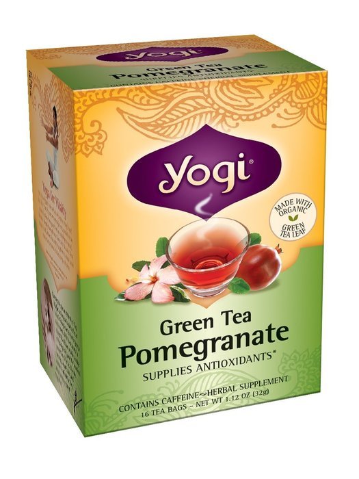Yogi Blueberry Slim Life Green Tea, 16 Tea Bags (Pack of 6) N21