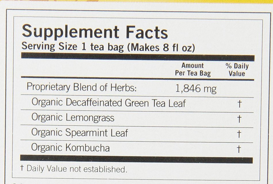 Yogi Blueberry Slim Life Green Tea, 16 Tea Bags (Pack of 6) N34