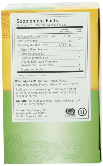 Yogi Blueberry Slim Life Green Tea, 16 Tea Bags (Pack of 6) N46