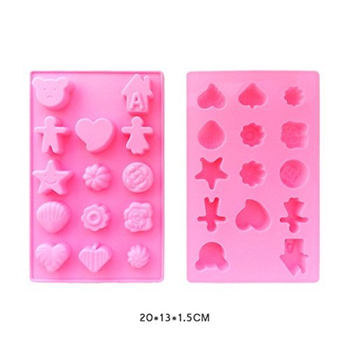 14 Shape Silicone Chocolate Mold Fondant Cake Mould