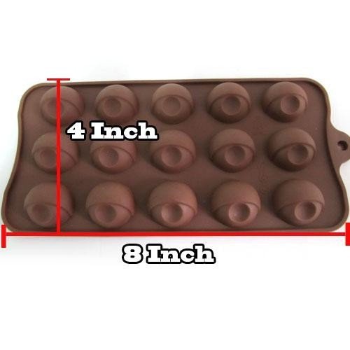 3d Silicone Mold Round Shapes Mould for Soap Candy Chocolate Cake N4
