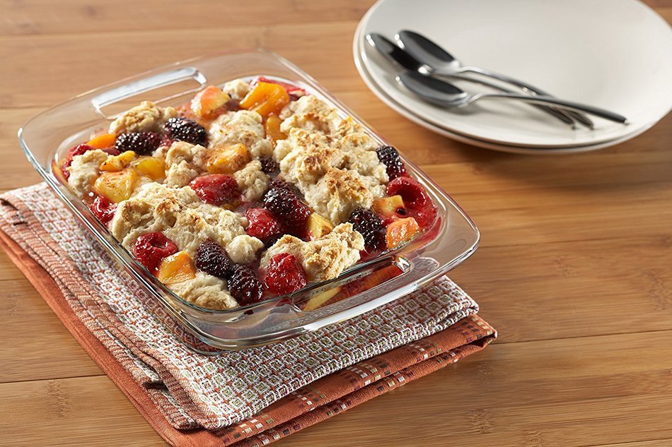 Pyrex Easy Grab 8-Piece Glass Bakeware and Food Storage Set N6