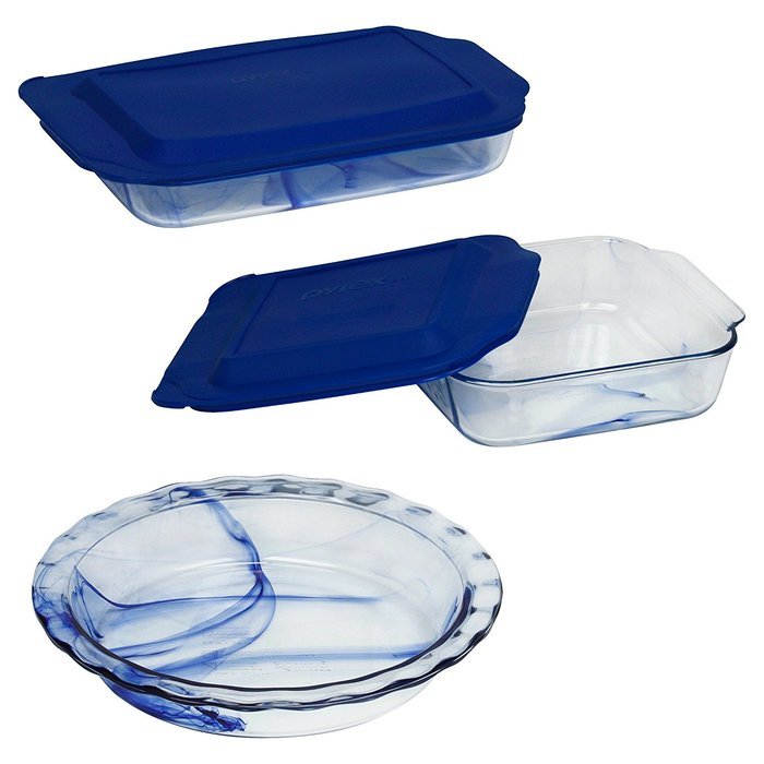 Pyrex Easy Grab 8-Piece Glass Bakeware and Food Storage Set N20