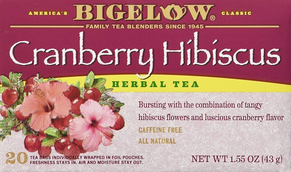 BIGELOW TEA HERB CRNBRRY HIBISCUS, 20 BG
