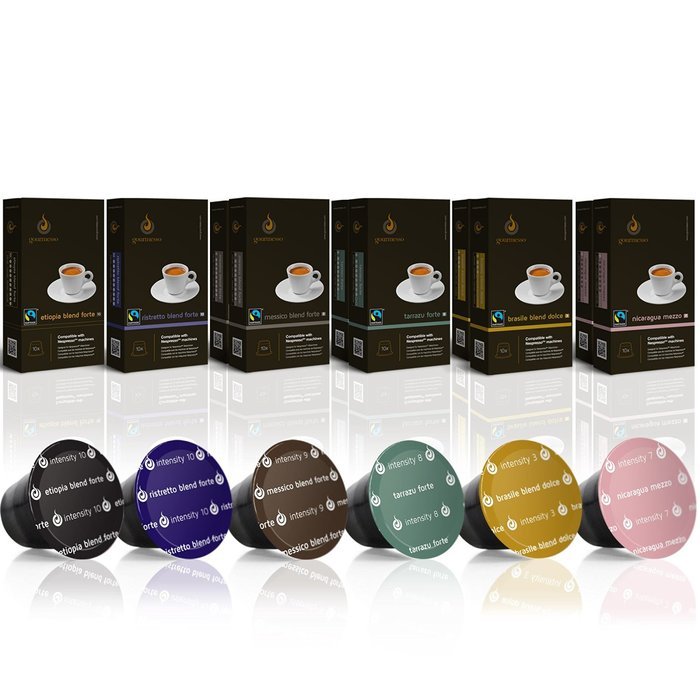 Gourmesso Espresso Bundle - 100 Nespresso&reg; Compatible Coffee Capsules