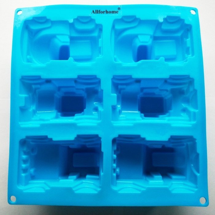 Allforhome(TM) 6 Truck Jeep Car Shape Handmade Soap Molds Silicone Cake Baking Molds Cake Pan Muffin Cups Polymer... N2