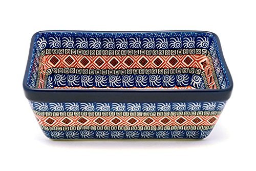 Polish Pottery Baker - Loaf Dish - Aztec Sun