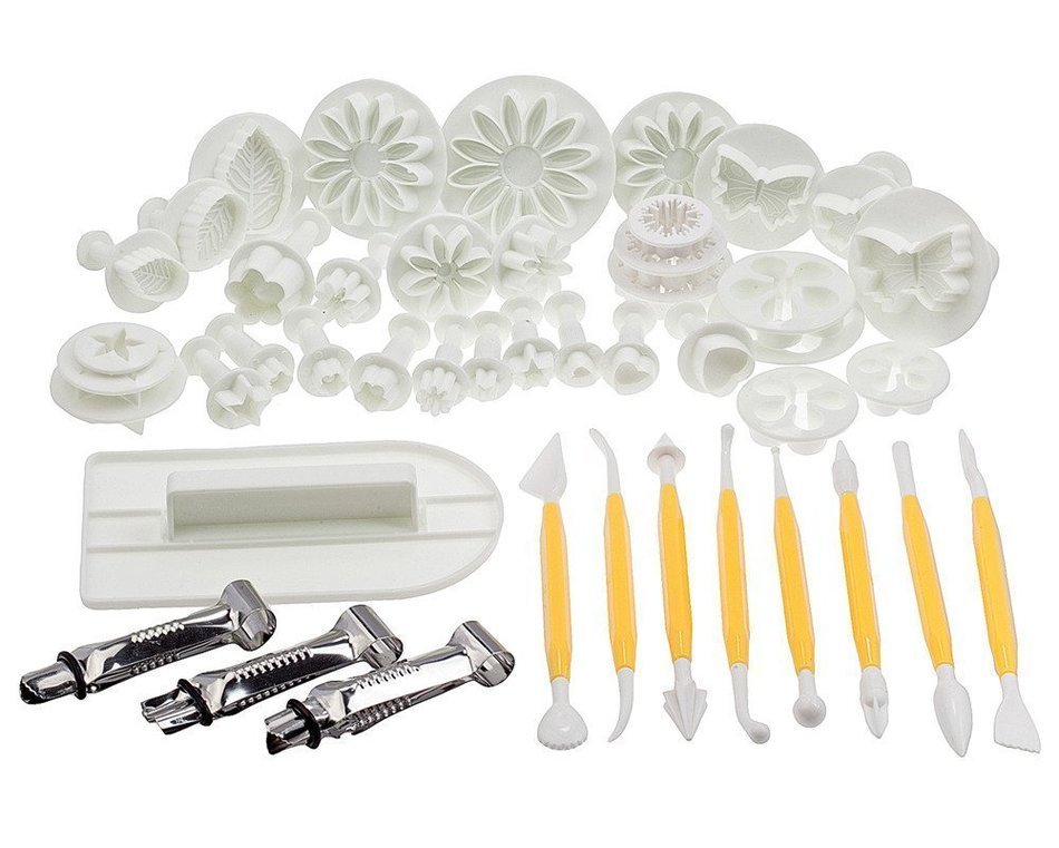 Amazing Value And Quality Sugar Craft 46pcs Tools Accessories Set Kit For Cakes Modelling And Decorating With... N2