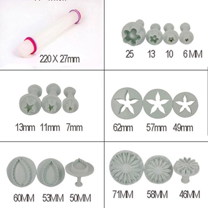 Amazing Value And Quality Sugar Craft 46pcs Tools Accessories Set Kit For Cakes Modelling And Decorating With... N7