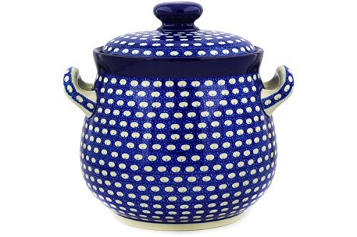 Polmedia Polish Pottery 120 oz Stoneware Tureen H2155E Hand Painted from Ceramika Artystyczna in Boleslawiec Poland... N3