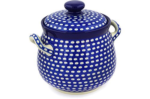 Polmedia Polish Pottery 120 oz Stoneware Tureen H2155E Hand Painted from Ceramika Artystyczna in Boleslawiec Poland... N4