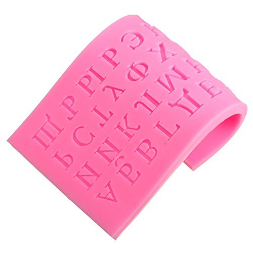 3D Chocolate Candy Pudding Letter Baking Decorating Mould Bakeware Russian Alphabet Silicone Mold shopping N6