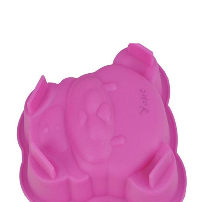 Export Quality Pig-Shaped Cake Mousse Pudding Mold Silicone Mold For Microwave Oven N2