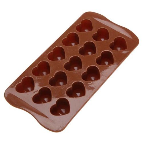 Ice Baking Silicone Mould Heart Chocolate Cake Cookie Jelly shopping