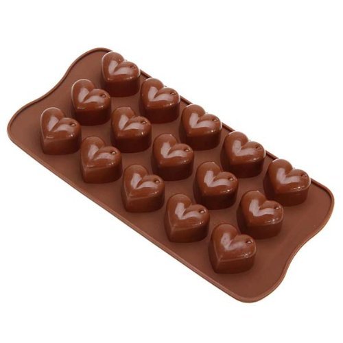 Ice Baking Silicone Mould Heart Chocolate Cake Cookie Jelly shopping N2