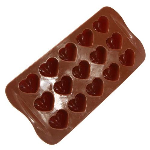Ice Baking Silicone Mould Heart Chocolate Cake Cookie Jelly shopping N3