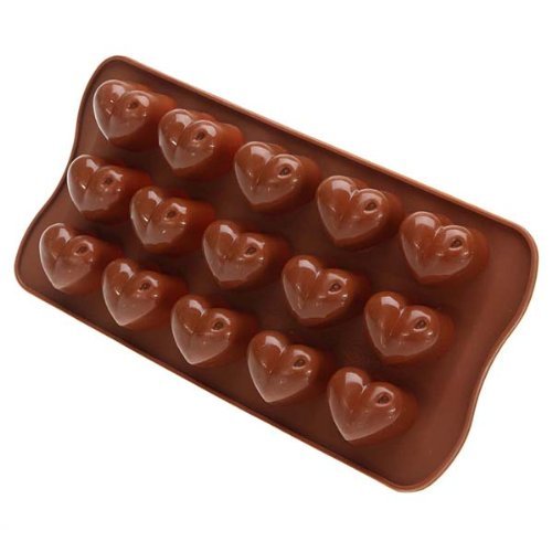 Ice Baking Silicone Mould Heart Chocolate Cake Cookie Jelly shopping N7